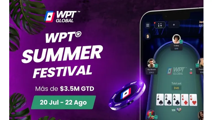 Todo listo para el festival de verano de póker online. Conoce de qué se trata.