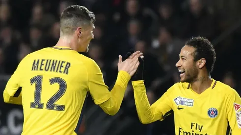 Meunier compartió con Neymar durante tres temporadas