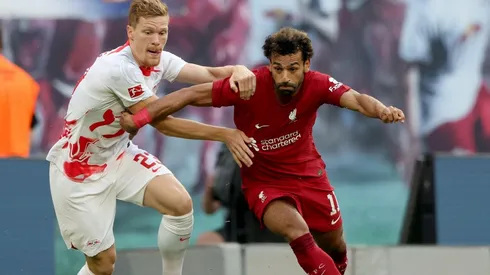 Salah abrió la cuenta ante el RB Leipzig en el amistoso anterior