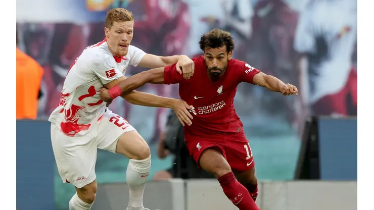 Salah abrió la cuenta ante el RB Leipzig en el amistoso anterior