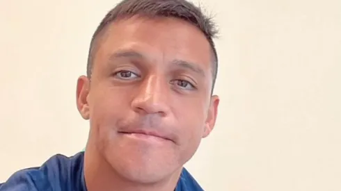 La fotografía de Alexis Sánchez que acompañó con una especial canción.