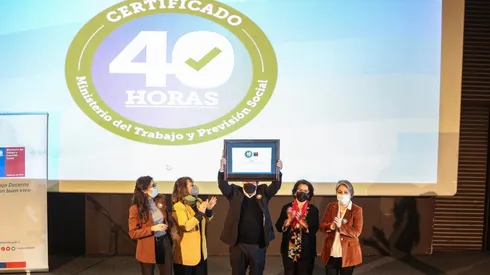 ¿Qué empresas recibieron el certificado de las 40 horas laborales?