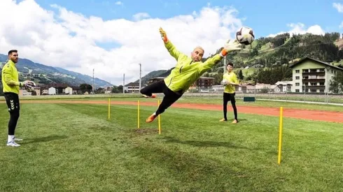 Bravo vuela en los entrenamientos del Betis preparando La Liga