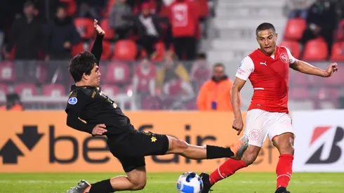 Leandro Benegas vs. Deportivo La Guaira en la Copa Sudamericana 2022, donde anotó tres goles.