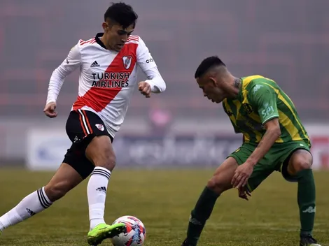 Chavo Fucks en éxtasis con Solari en River contra Aldosivi