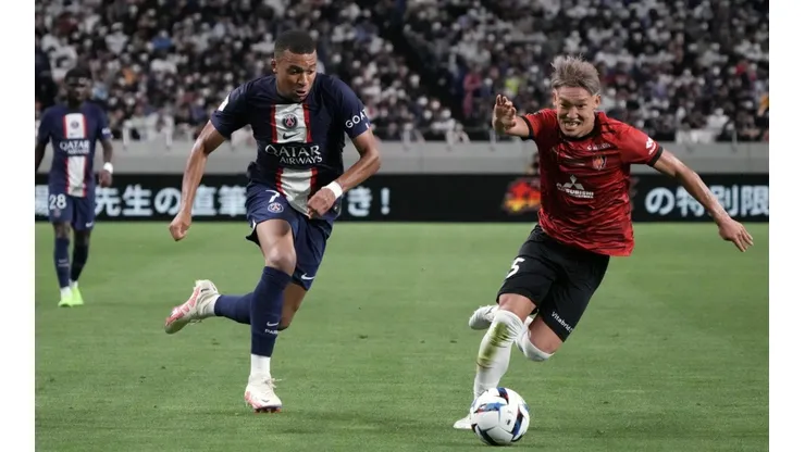 Mbappé marcó un golazo en el partido previo donde ganaron 3 a 0 frente a Urawa Reds