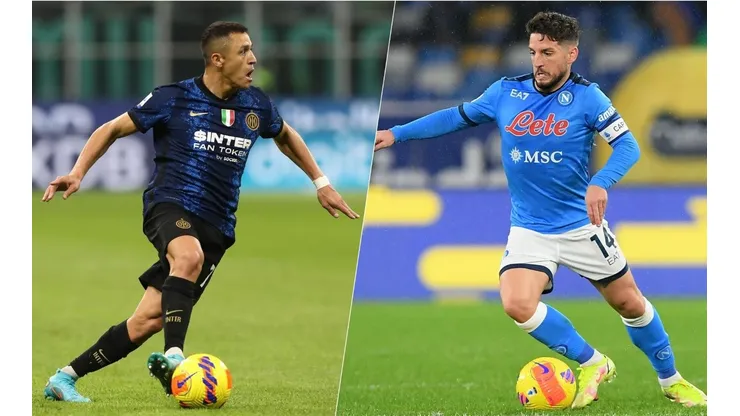 Dries Mertens es la opción del Inter y Alexis Sánchez puede ir al Napoli
