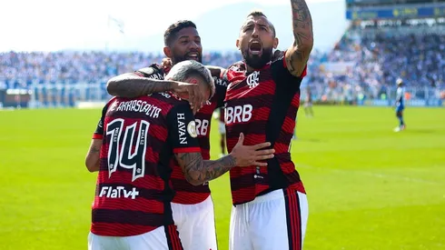 Arturo Vidal es pura alegría tras su debut en el Flamengo
