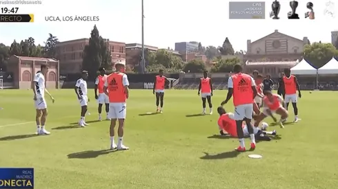 Antonio Rüdiger le dio con todo a Eden Hazard.