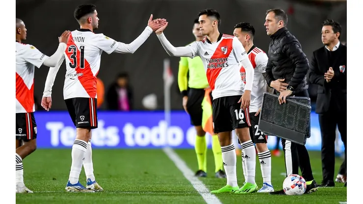 La hermana de Solari y su emoción en el estadio con el ingreso del Pibe en River.