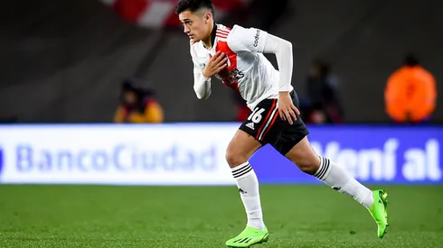 Solari ingresó en el segundo tiempo ante Gimnasia