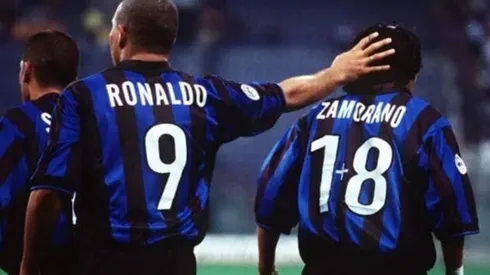 Iván Zamorano y Ronaldo disfrutaron al máximo su paso por el Inter.