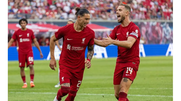 Núñez logró marcar cuatro goles en tan solo un tiempo.