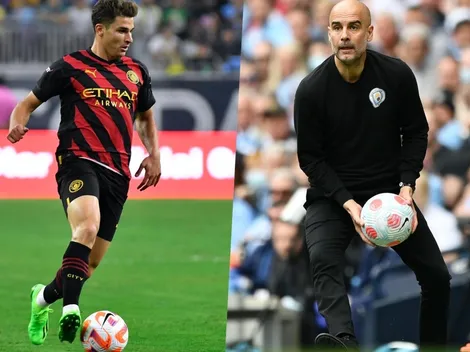 Pep se derrite por Julián tras debutar en el City: "Es brillante"