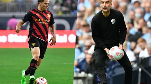 Pep quedó fascinado con los primeros minutos de juego del joven delantero argentino con los Citizens.