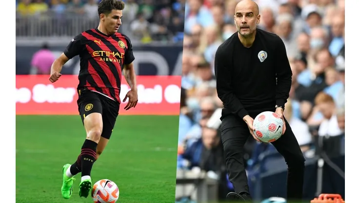 Pep quedó fascinado con los primeros minutos de juego del joven delantero argentino con los Citizens.