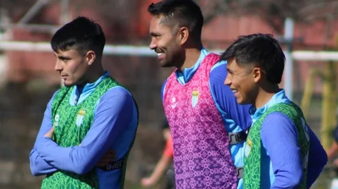 Marcelo Allende también tuvo tiempo para compartir con Luis Jiménez.