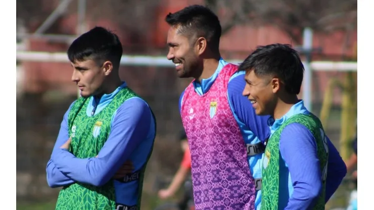 Marcelo Allende también tuvo tiempo para compartir con Luis Jiménez.