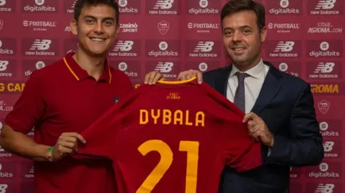 Paulo Dybala vestirá la camiseta 21 de la Roma