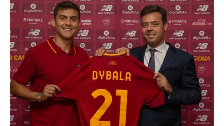 Paulo Dybala vestirá la camiseta 21 de la Roma