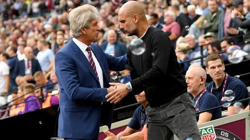 Pellegrini y Guardiola tienen una gran relación