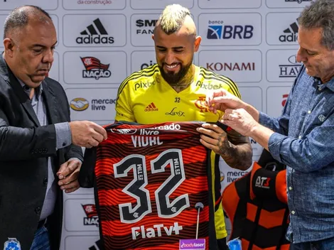 Flamengo pone a la venta la camiseta de Vidal para los regalones