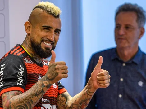 Vidalmanía en Flamengo: "Se me ponen los pelos de punta"