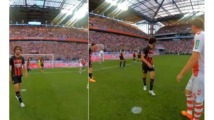 El bodycam utilizado en duelo entre AC Milan y Colonia