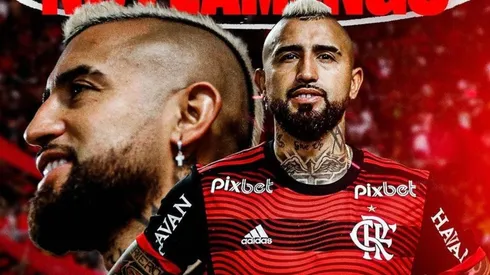 Arturo Vidal fue presentado en el Fla y podría hacer su estreno en el Brasileirao.