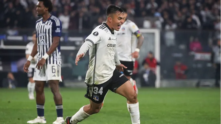Vicente Pizarro fue una de las figuras chilenas en la ida de los octavos de final de Copa Libertadores.