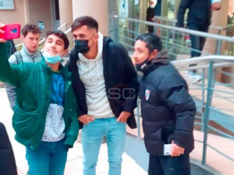 Pablo Solari madruga para los exámenes médicos en River