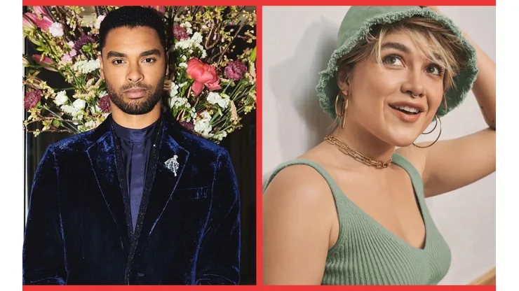 Regé-Jean Page y Florence Pugh.