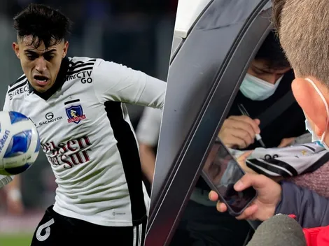 Hinchas de Colo Colo despiden a Pablo Solari en el Monumental