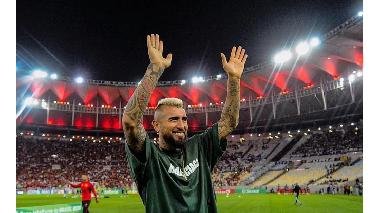 Arturo Vidal fue ovacionado con el Maracaná repleto.