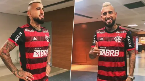 Arturo Vidal ya viste los colores de su nuevo equipo.