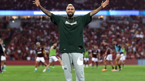 Arturo Vidal sintió el amor de la hinchada de Flamengo en Maracaná.