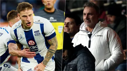 Marcelo Barticciotto celebró el nuevo gol de su hijo Bruno en Argentina.