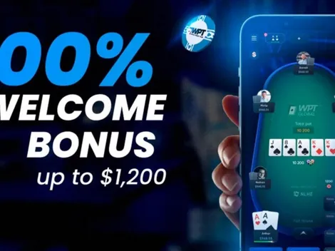 Obtén tu bono de 100% en tu primer depósito en WPT Global