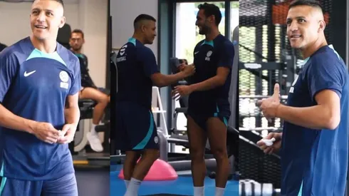 Alexis llegó a la pretemporada