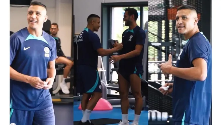 Alexis llegó a la pretemporada