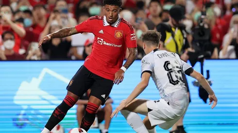 Jadon Sancho marcó el primer gol de la era Erik Ten Hag