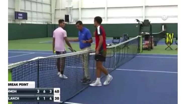 El momento más tenso entre Mmoh y Blanch