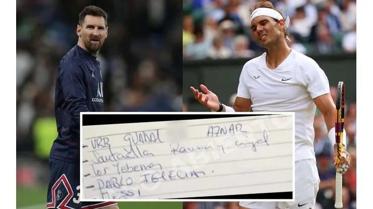 Messi y Nadal podrían haber sido asaltados
