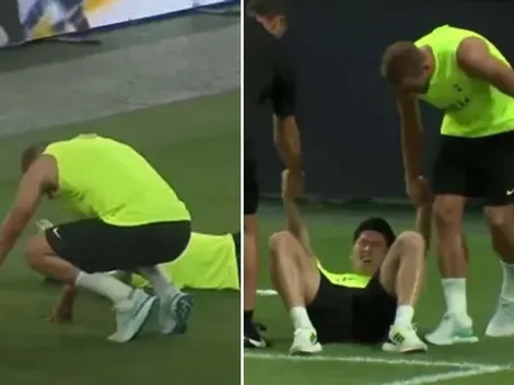 Brutal pretemporada del Tottenham: Kane vomita y Son se desvanece