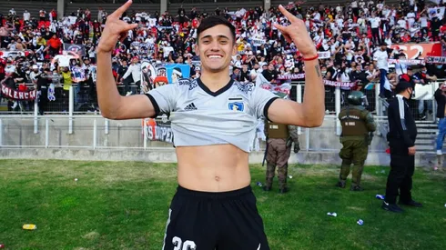 Solari celebra el único título que ganó con Colo Colo: la Copa Chile