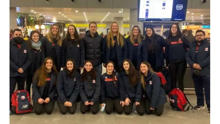 Selección U23 en su viaje a Colombia