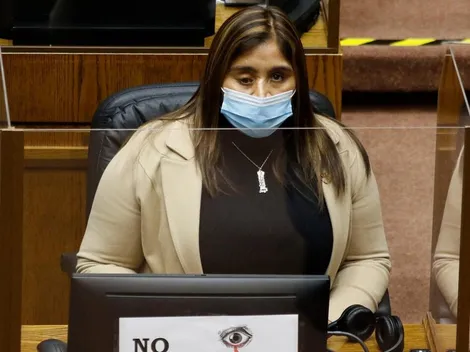 Senadora Fabiola Campillai denuncia "hostigamiento de manifestantes de ultraderecha"