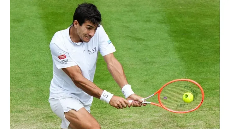 Garin saca cuentas alegres tras alcanzar cuartos de final en Wimbledon.