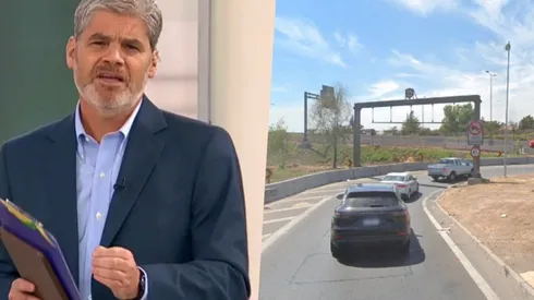 Juan Cristóbal Guarello fue abordado por una tropa de delincuentes en la bajada a la Costanera Norte por Vivaceta