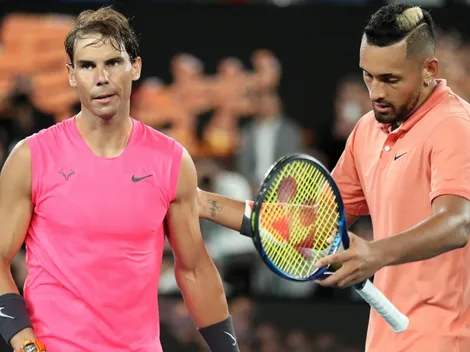 Kyrgios envía sentido mensaje a Nadal tras bajarse de Wimbledon